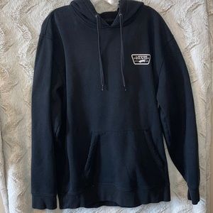 Vans Black Logo Sweatshirt Hoodie